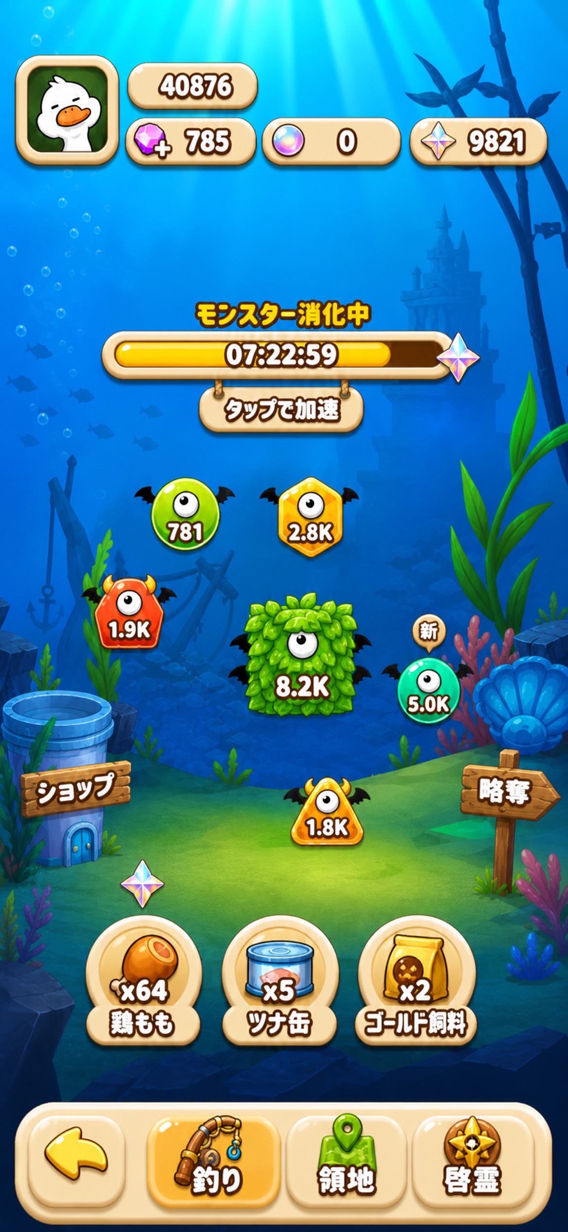 ダックスクワッドアプリ画面4