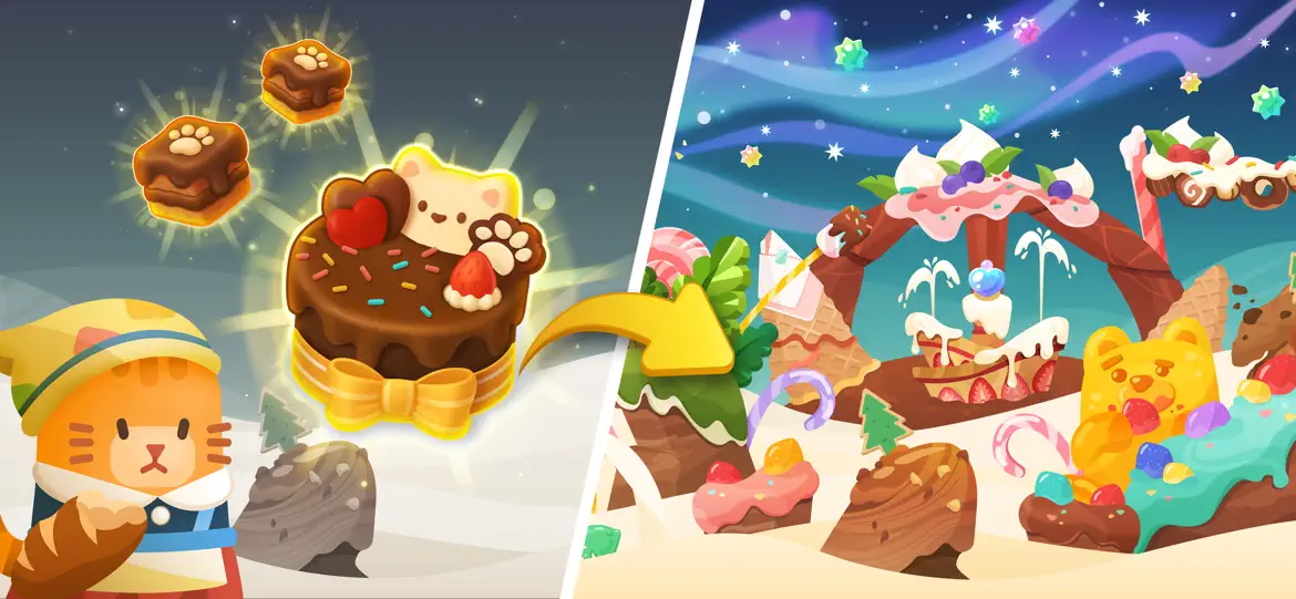 マージキャット キャットピアパズル ストーリー